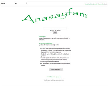 Anasayfam