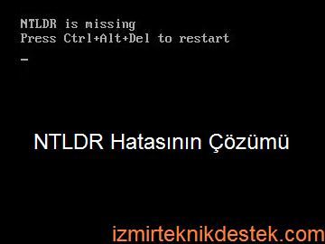 NTLDR Eksik Hatas ve zm
