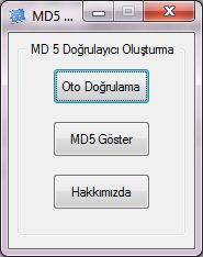 ITD Oto MD5 Kontrol Arac Oluturucu